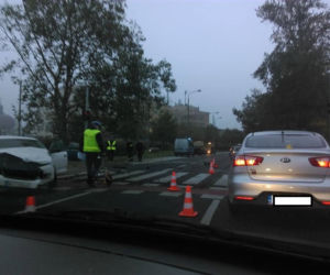 Wypadek na rondzie Wielkopolskim
