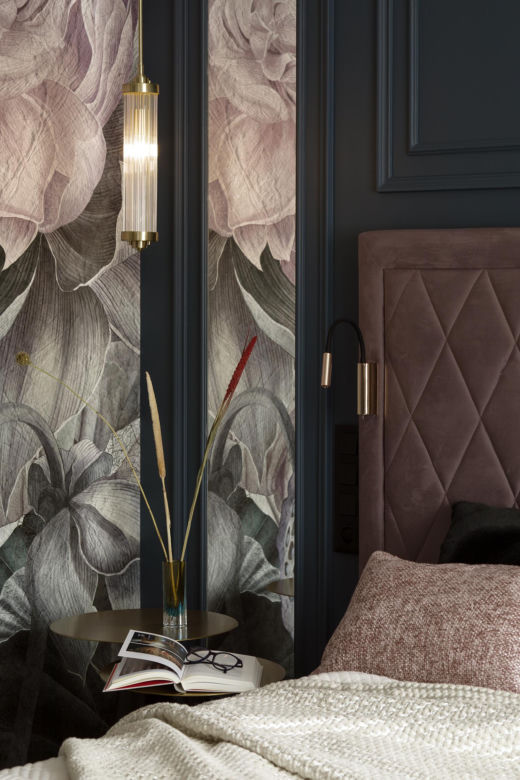 Sypialnia w stylu modern classic