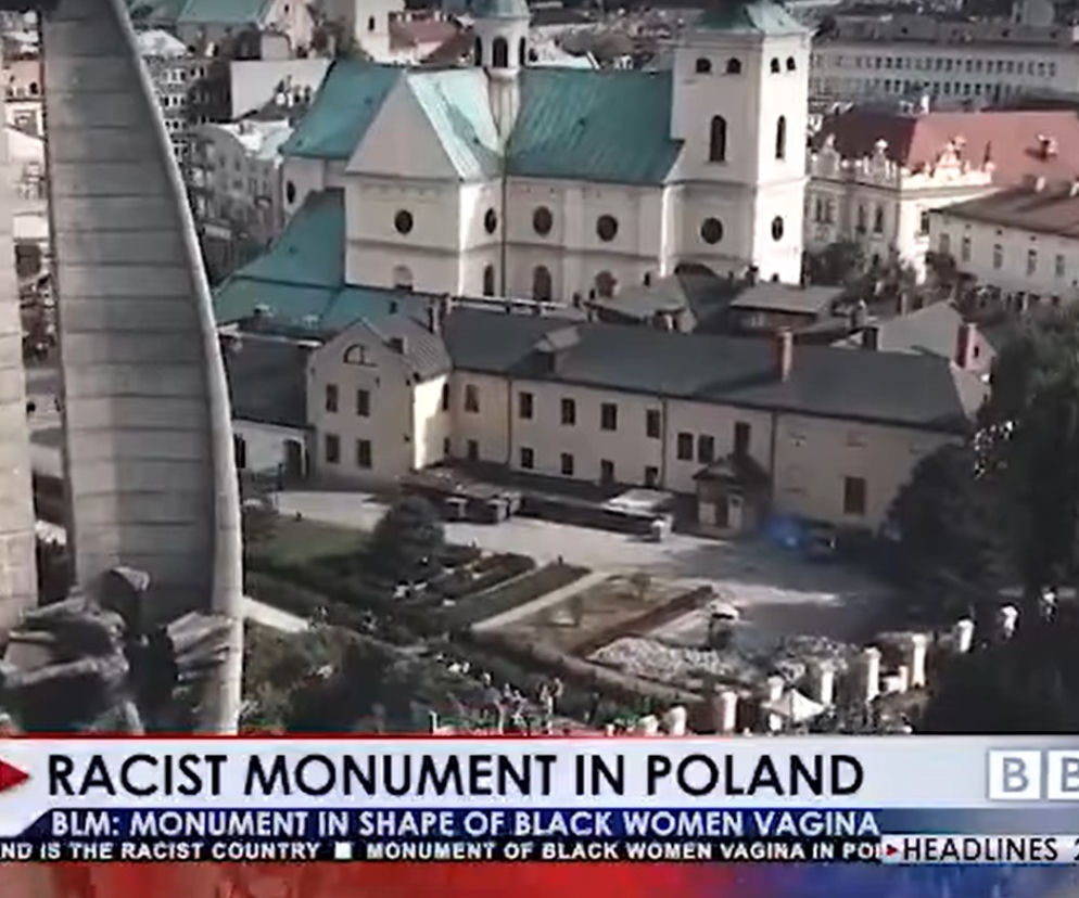 Pomnik w Rzeszowie jest rasistowski? W sieci krąży wideo podpisane jako BBC. Prawda czy FAKE? [WIDEO]