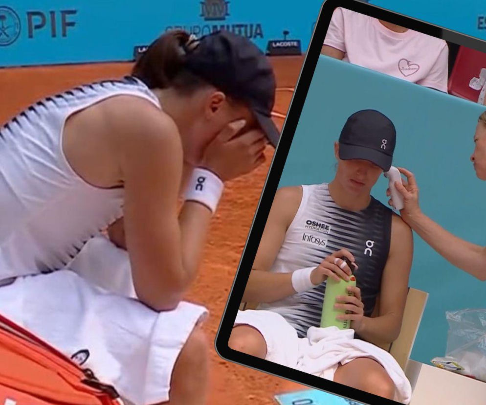 Dramat Igi Świątek na korcie w Madrycie. Wiadomo, co jej dolega!