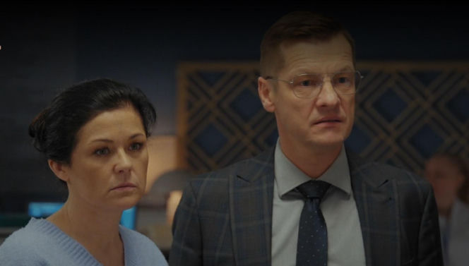 M jak miłość odc. 1926. Kinga (Katarzyna Cichopek), Piotrek (Marcin Mroczek)