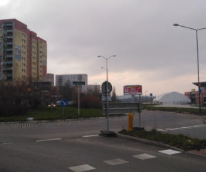 Ulica Szafera w przeddzień rozpoczęcia przebudowy