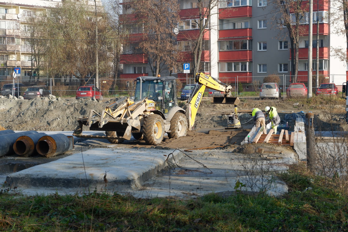 Trasa Łagiewnicka, rejon ulicy Kobierzyńskiej