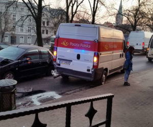 Stłuczka na Wałach Jagiellońskich