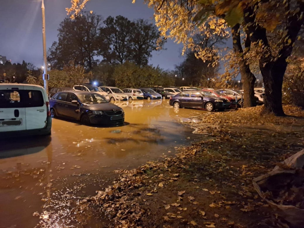 Awaria wodociągowa na osiedlu Rusa w Poznaniu