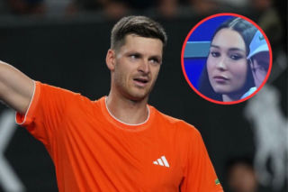 Od plotek aż huczało! Oto dziewczyna Huberta Hurkacza? Hania zasiadła w boksie tenisisty