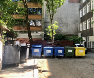 Stare lodówki, opakowania po pizzach i szczury. Czy tak powinno wyglądać podwórko w samym sercu Głównego Miasta? 