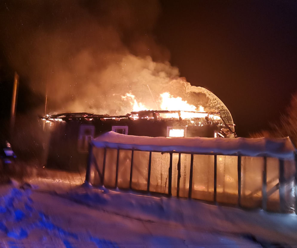 Julianka. Tragiczny pożar na Podlasiu. Nie żyje mężczyzna [21.01.2021]