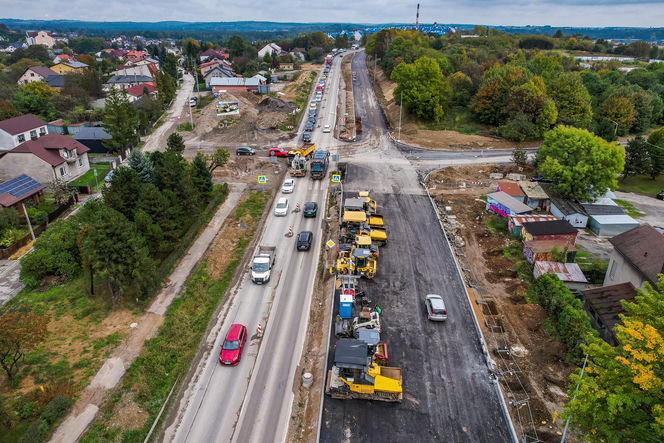 Przebudowa DK94 w Olkuszu - stan na listopad 2025 r.
