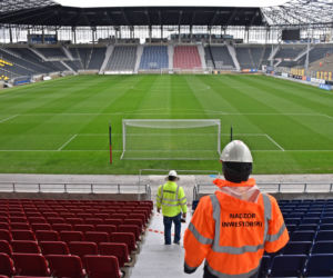 Budowa stadionu w Szczecinie - listopad 2021