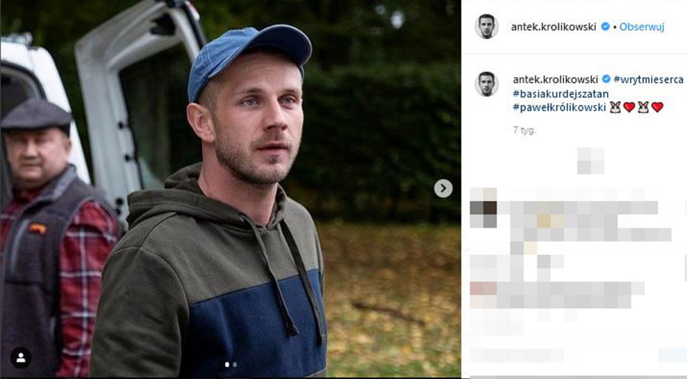 Antek Królikowski zdążył zagrać z tatą