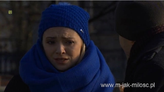 M jak miłość. Joasia (Barbara Kurdej-Szatan), Tomek (Andrzej Młynarczyk)