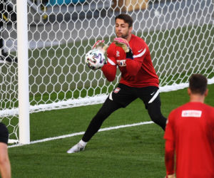 Pierwszy trening reprezentacji Polski na stadionie w Gdańsku