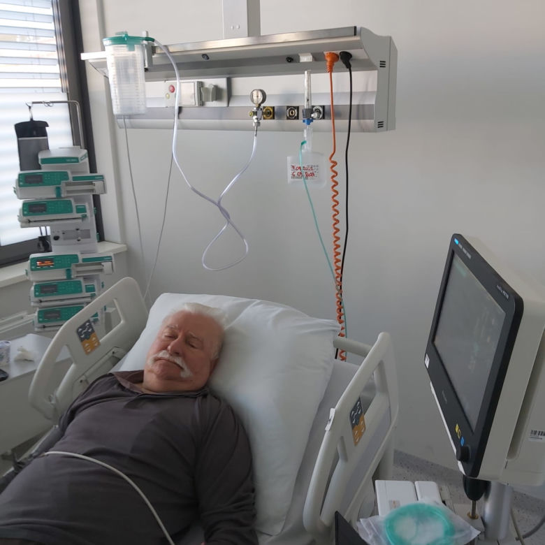 Lech Wałęsa w szpitalu