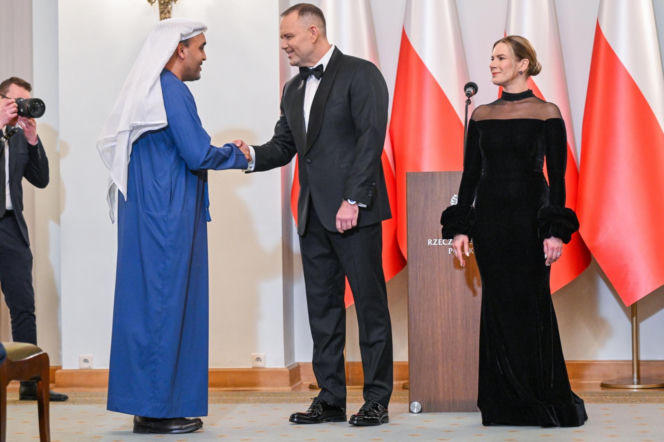 Nawroccy zadali szyku na spotkaniu z Korpusem Dyplomatycznym