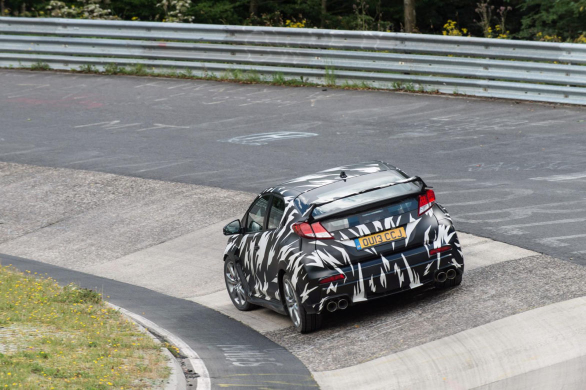 Nowa Honda Civic Type R na torze Nurburgring