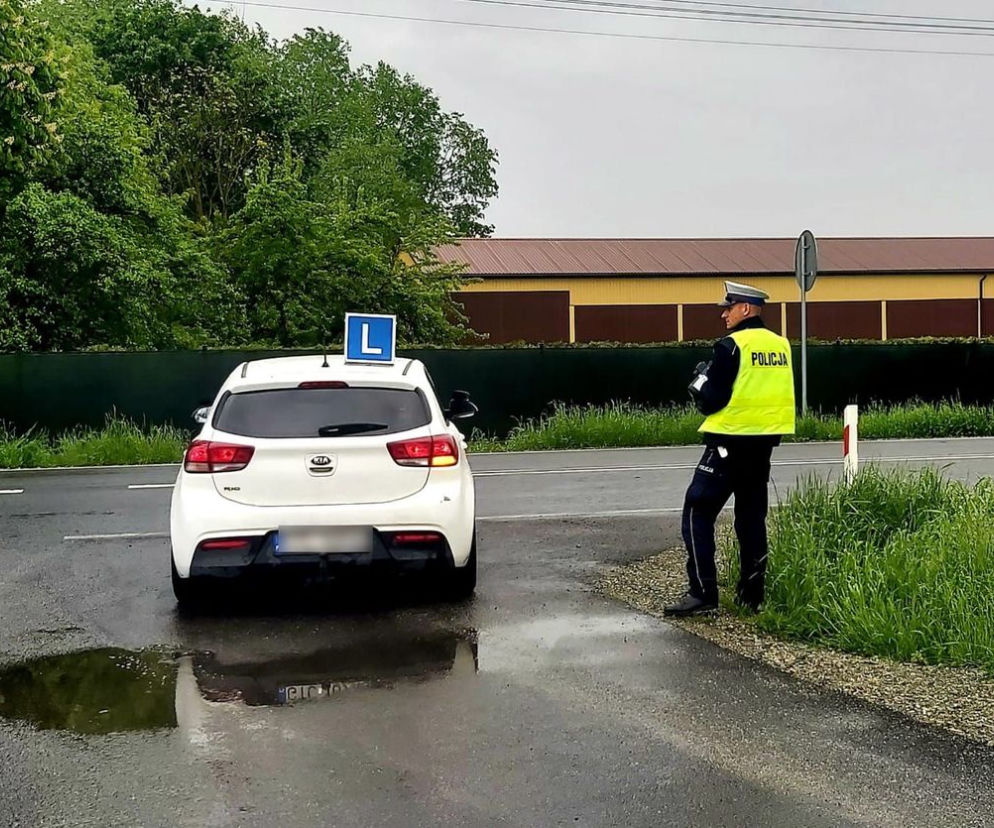 Zaskakująca sytuacja w Elblągu. Policja zatrzymała elkę. Kursant jechał za szybko