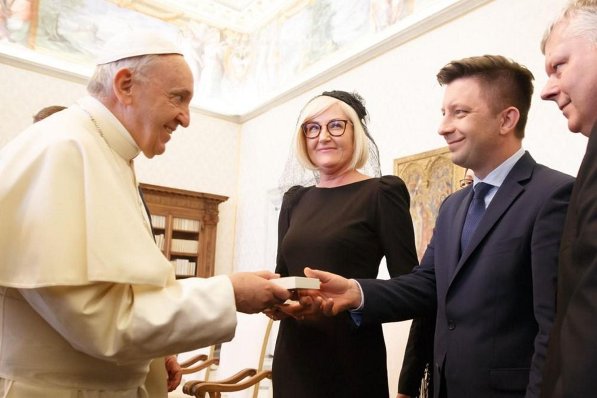 Znani polscy politycy z papieżem Franciszkiem