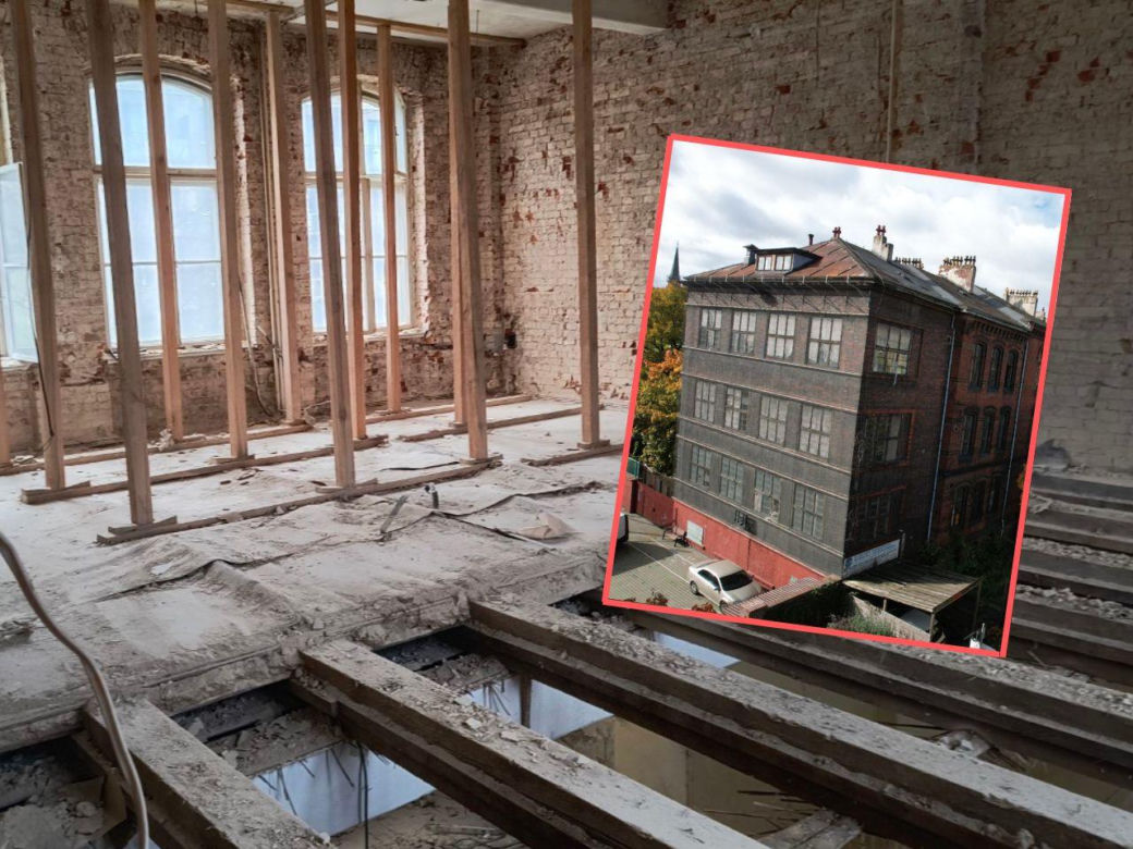 Remont dawnego sierocińca w Bytomiu