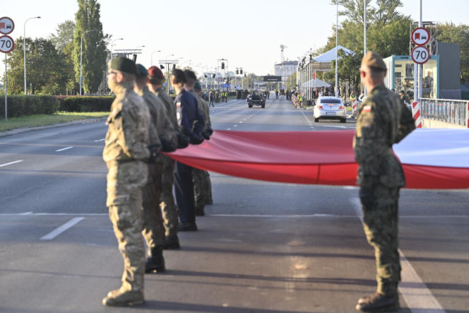 Próba generalna defilady wojskowej w Warszawie