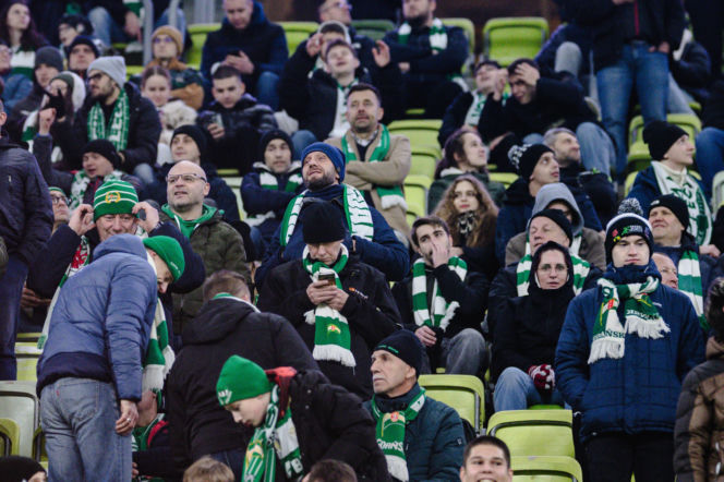 Lechia Gdańsk - Górnik Zabrze, zdjęcia kibiców i zawodników z meczu 18, kolejki PKO BP Ekstraklasy