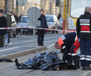Wypadek tramwaju w Łodzi
