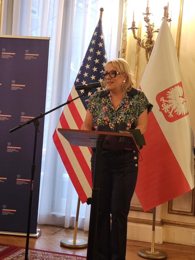 Wieczór na rzecz rodziny Marka Dziemiana w Konsulacie RP w Nowym Jorku