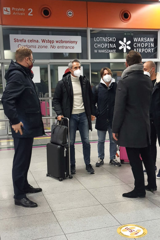 Paulo Sousa już w Polsce!