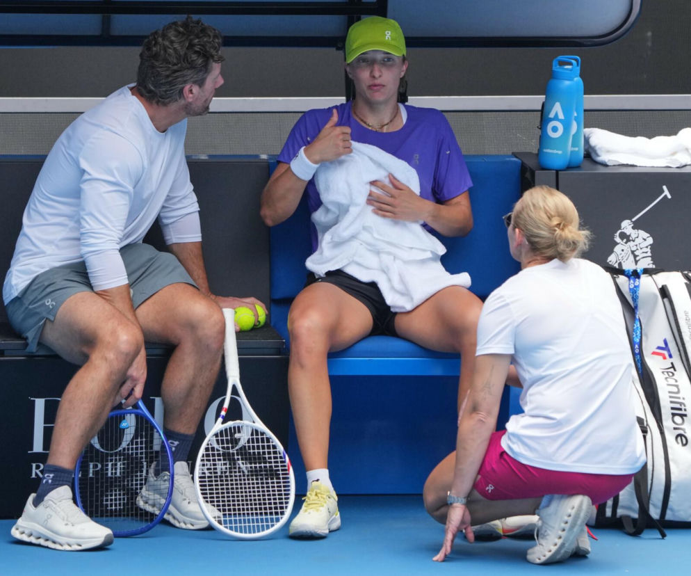 Wim Fissette, Iga Świątek, Daria Abramowicz