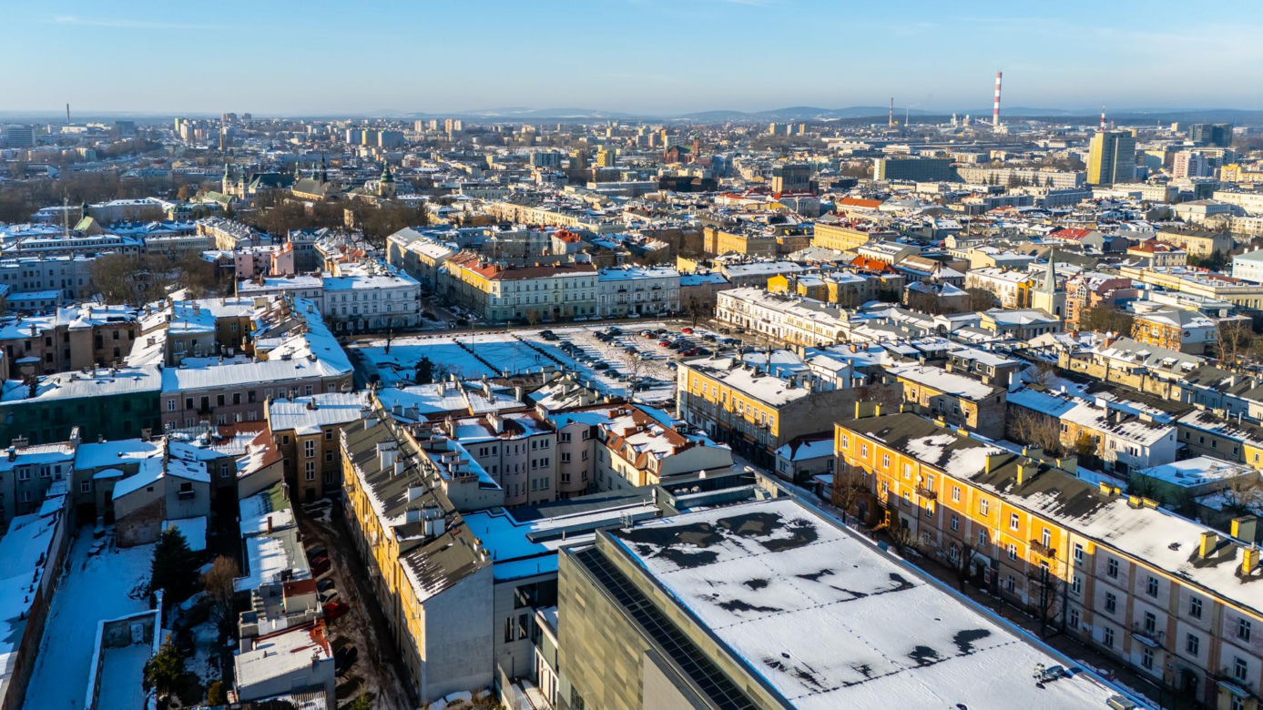 Plac Wolności w Kielcach przed przebudową