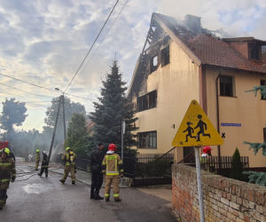 Tragedia w Nowym Stawie! W pożarze plebanii zginął ksiądz
