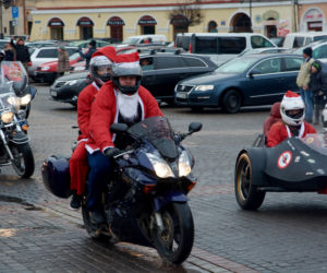 MotoMikołaje na ulicach Lublina! Odwiedzili dzieci w szpitalach