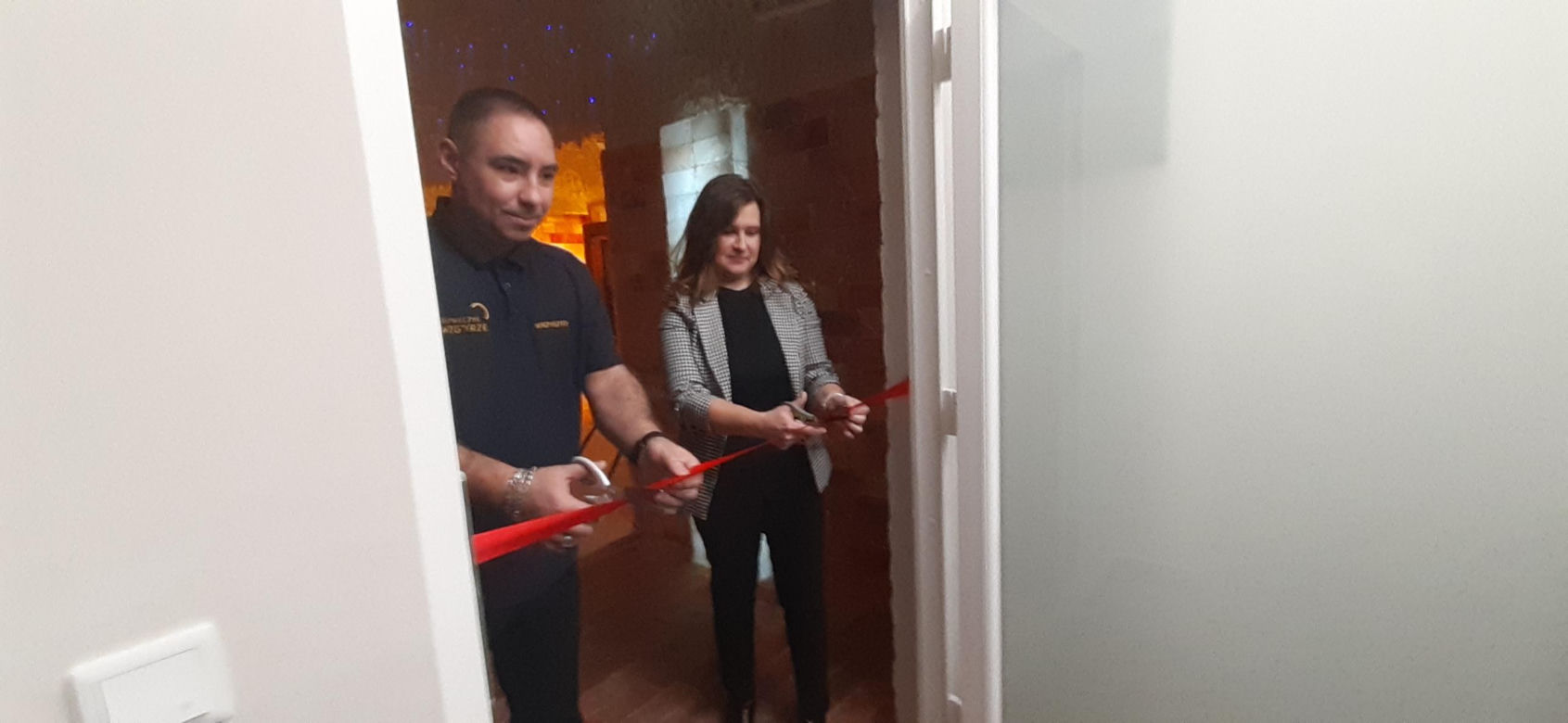 Otwarcie groty solnej w Słonecznym Wzgórzu