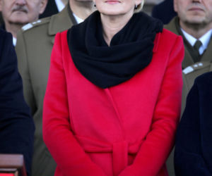 Agata Kornhauser-Duda na obchodach Święta Niepodległości