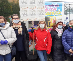 Od-Ważne kobiety rozdawały chryzantemy w Iławie