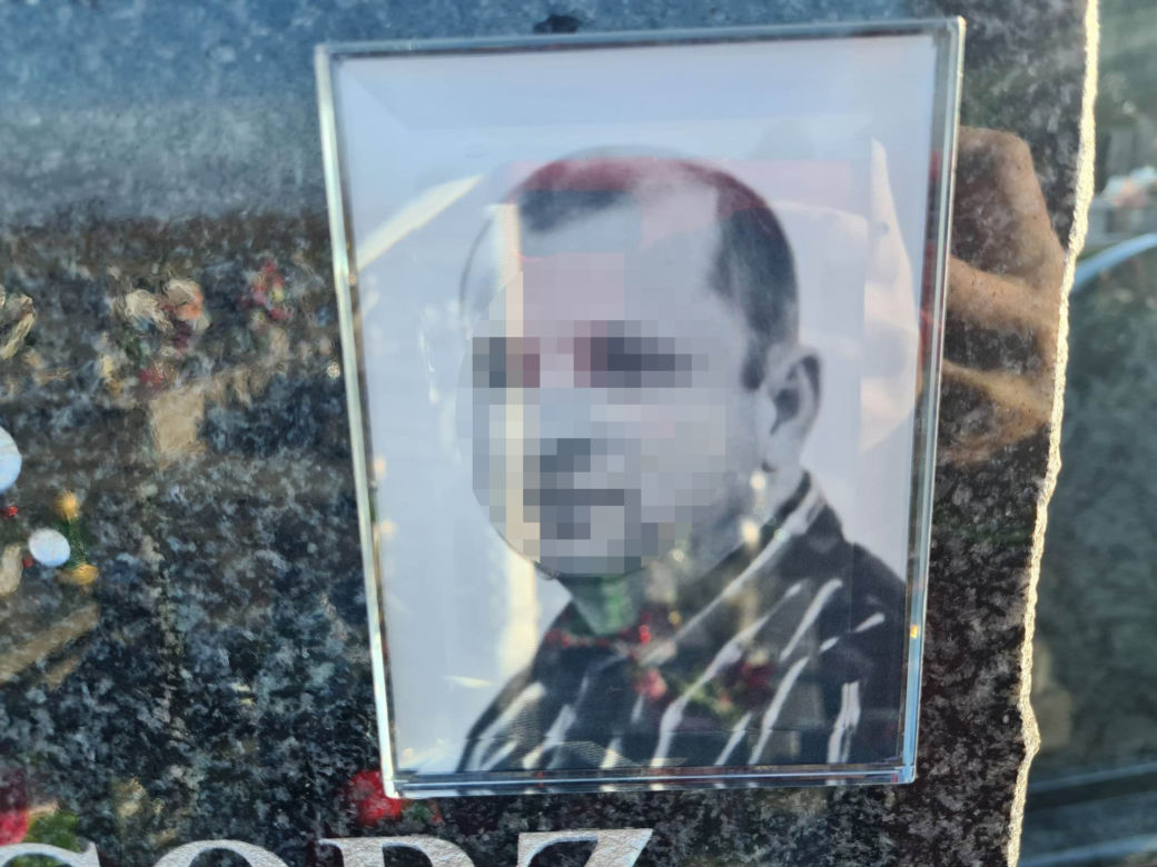 Grób Grzegorza z Oleszyc rok po śmierci