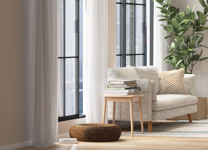 Rośliny w minimalistycznych wnętrzach