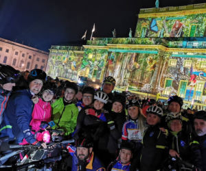 Szczecińscy rowerzyści na Festiwalu Światła w Berlinie