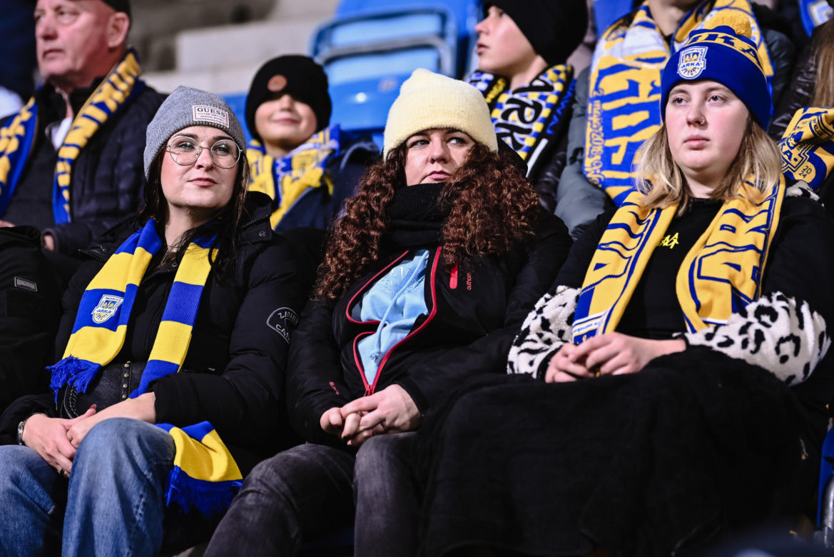 Arka Gdynia - Lech Poznań: Zdjęcia kibiców z meczu 15. kolejki PKO BP Ekstraklasy