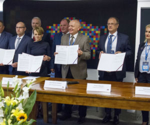 Pawilon Polski z EXPO 2020 stanie na kampusie Politechniki Białostockiej