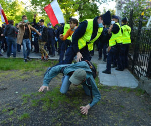 Protest przedsiębiorców pod kancelarią premiera