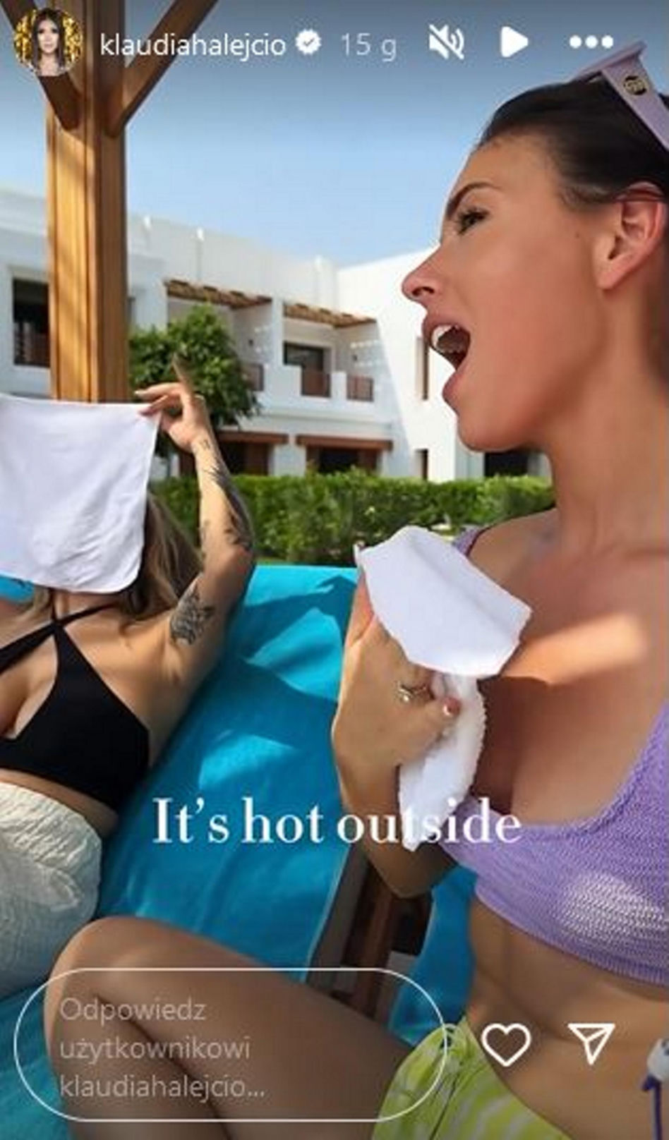 Klaudia Halejcio pokazała, jak wyrwać pracownika hotelu. Co to za poradnik?