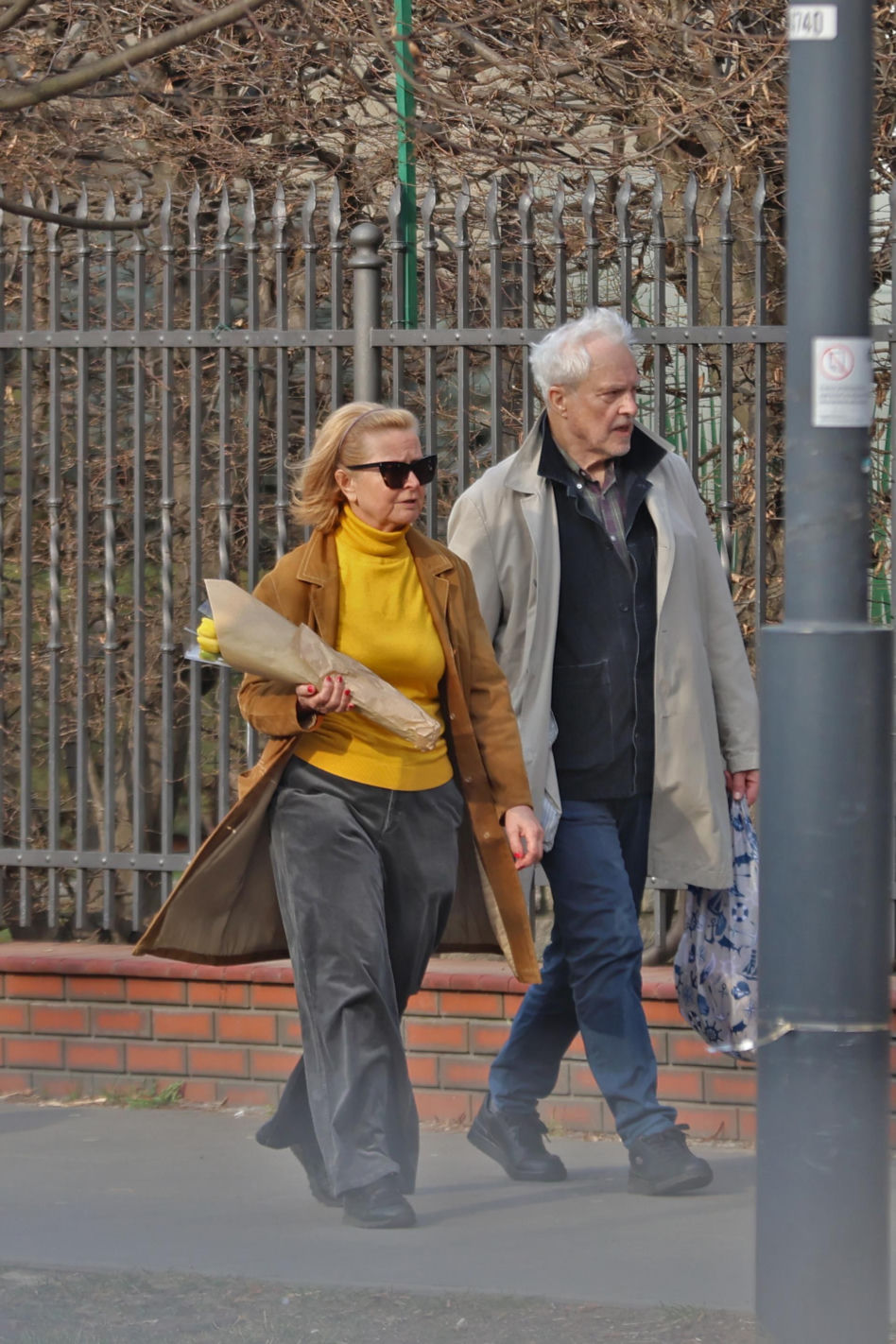 Barbara Bursztynowicz na spacerze