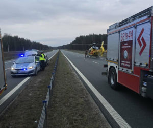 Ciężarówka rozjechała kierowcę na DK78