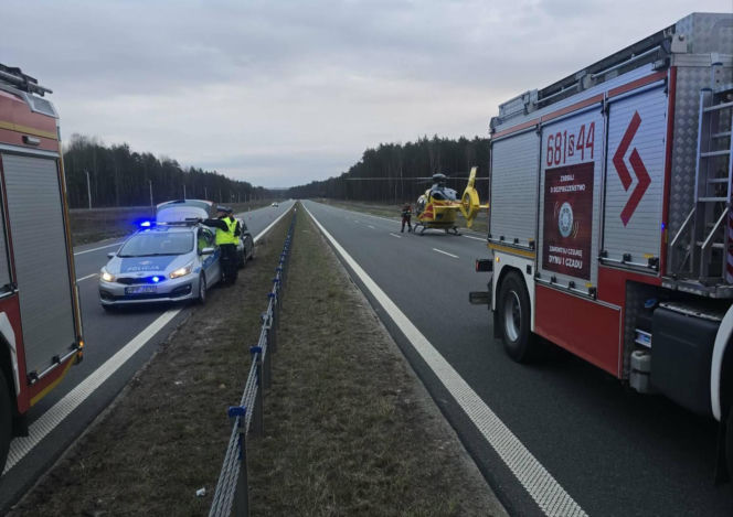 Ciężarówka rozjechała kierowcę na DK78