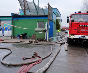 Pożar wysypiska śmieci w Żorach