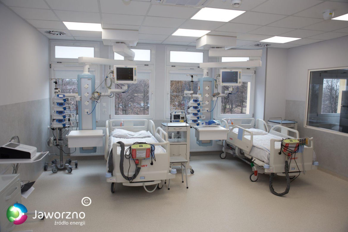 Oddział Kardiologiczny i Izba Przyjęć po remoncie w Szpitalu Wielospecjalistycznym w Jaworznie