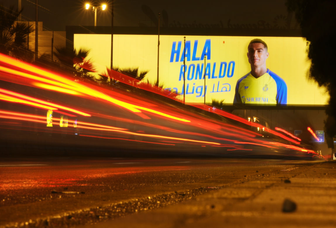 powitanie Cristiano Ronaldo w Al-Nassr