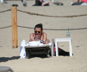 Katarzyna Herman na plaży