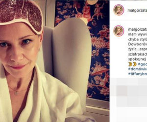 Małgorzata Kożuchowska chroni mamę przed wirusem